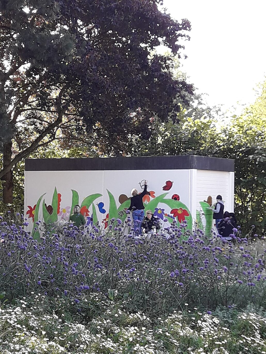 Anstrich Geräteschuppen