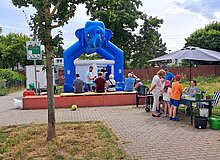 Horster Blütendreieck, Essen unsere Intitiative ist auch auf dem jährlichen Quartiersplatzfest mit diversen Aktionen für Kinder vertreten