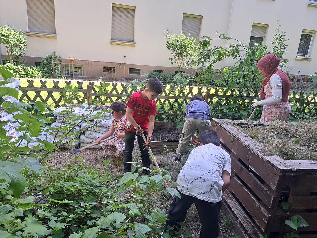 Schrebergarten-Bienenreich_WGD Mitte_2026 Urbarmachung des Geländes