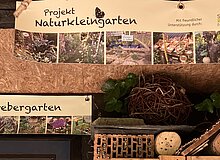 Banner "Projekt Naturkleingarten"