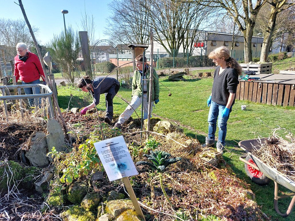 VestGarten Erste Arbeiten im Frühkjahr