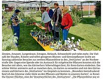 VestGarten Pflanzenbörse im Frühjahr
