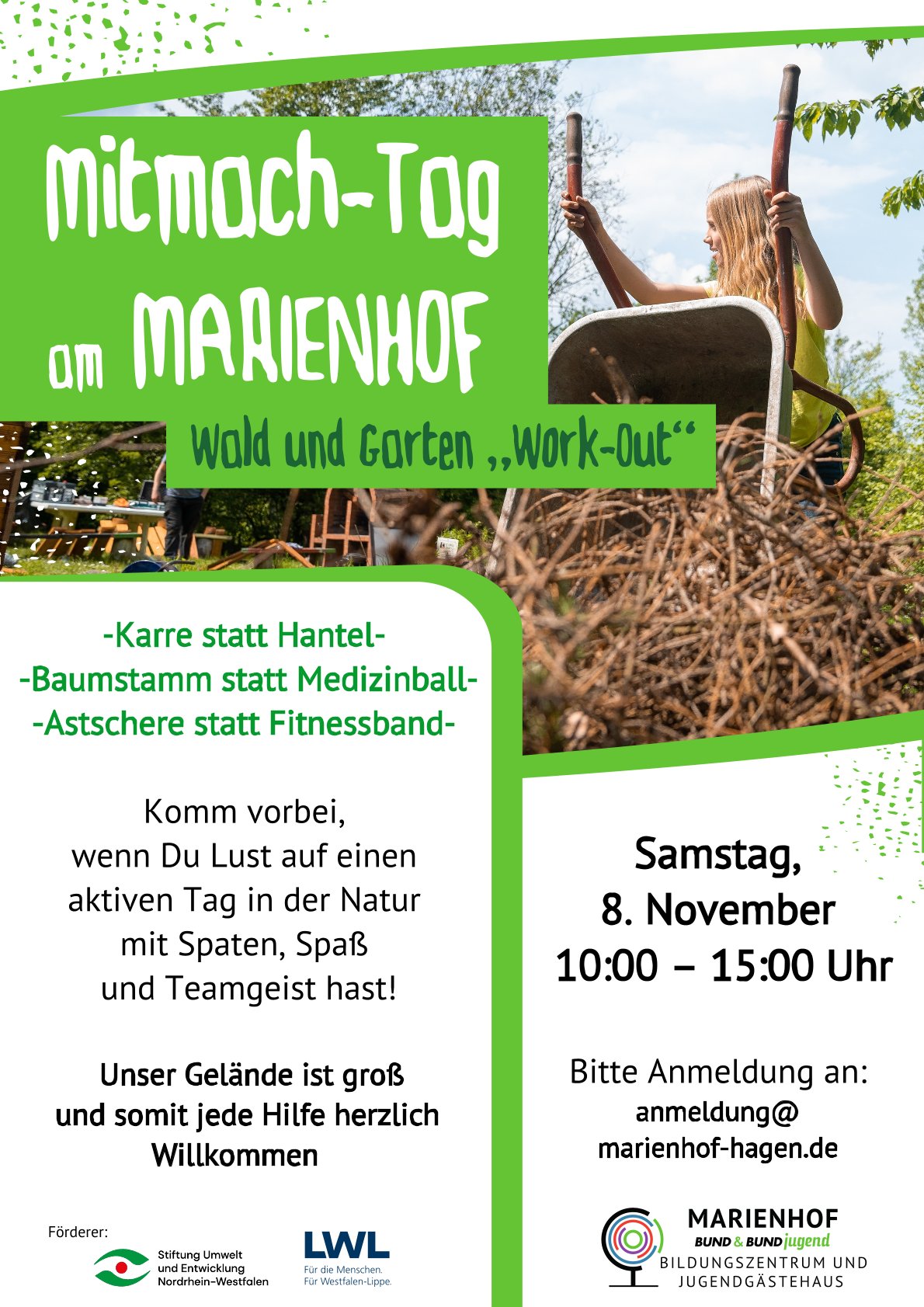 Mitmach-Tag am Marienhof Programmflyer Mitmachtag Marienhof 2025