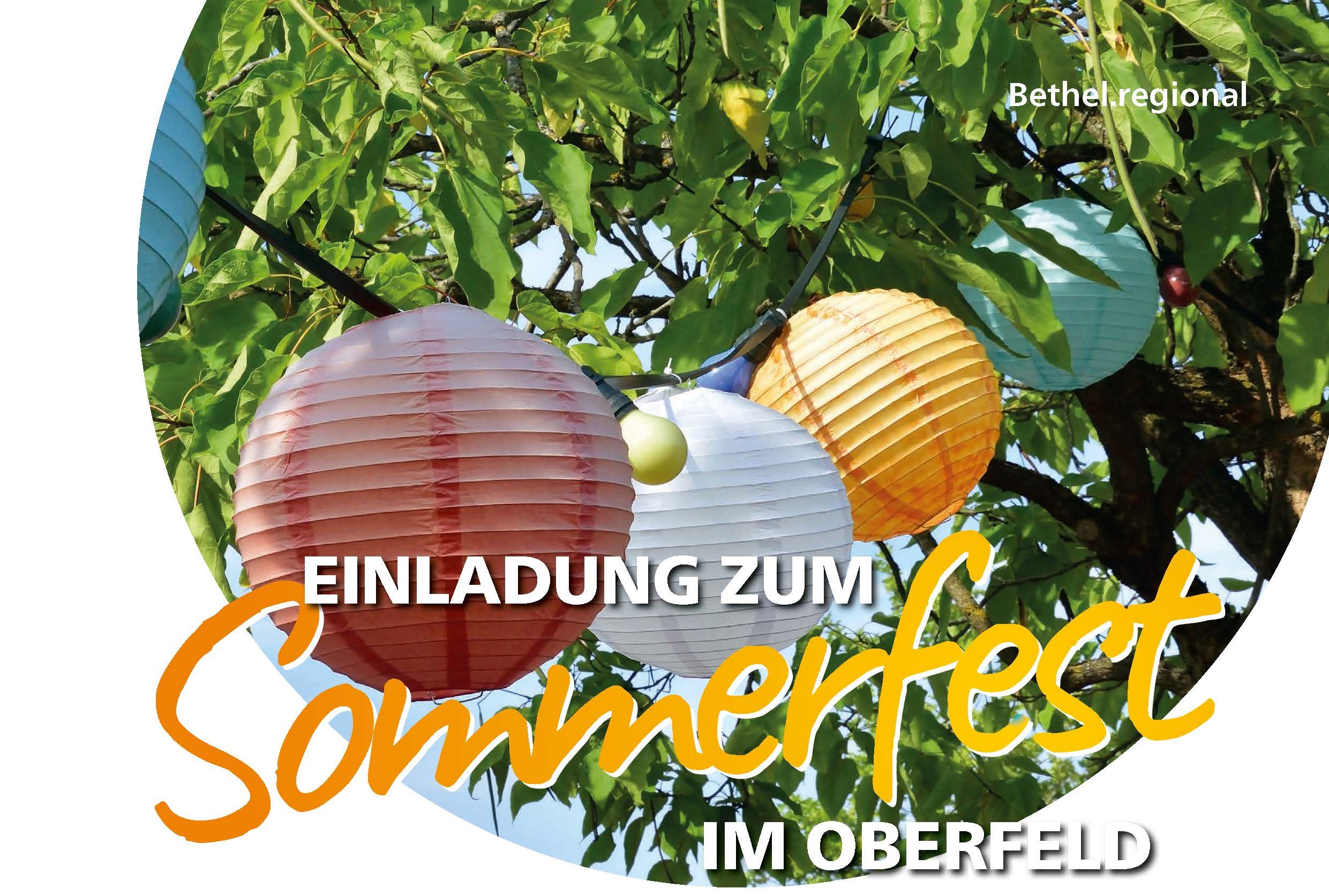 Einladung Sommerfest Bethel.regional in Dortmund